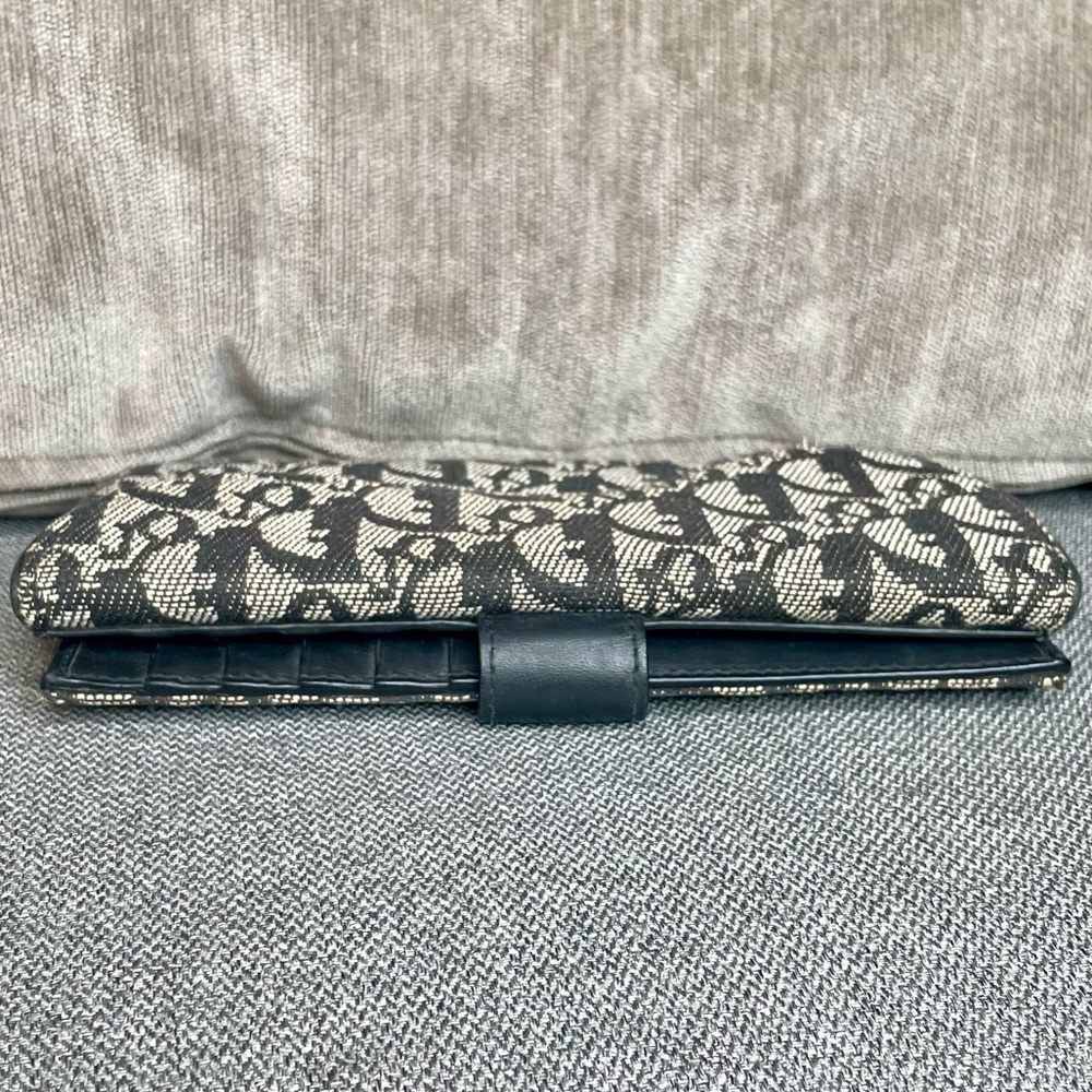 Christian Dior Oblique Vintage Saddle Wallet in Black - Excellent Condition! - Picture 7 of 16